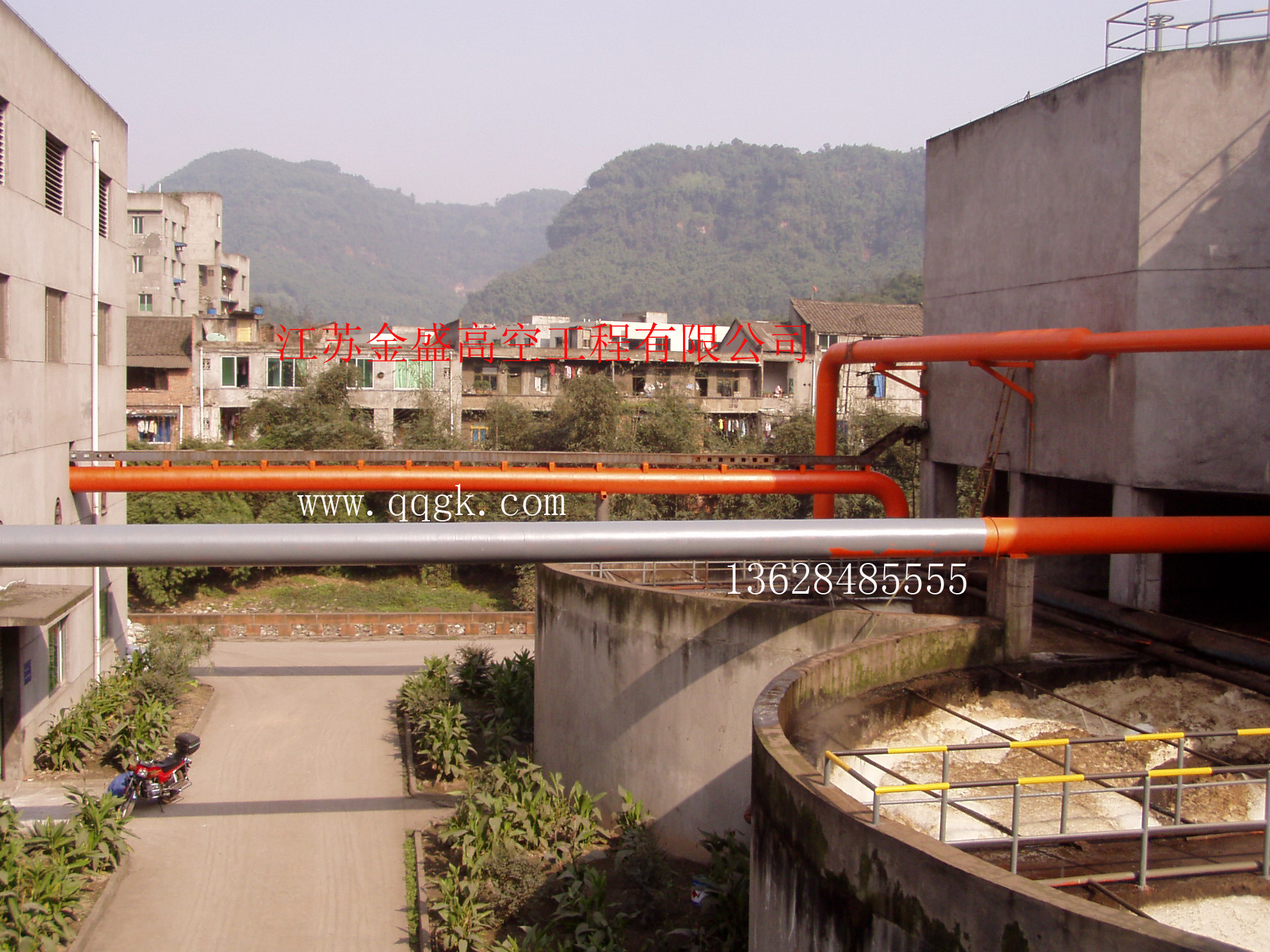 管道防腐，高空管道防腐，管道刷油